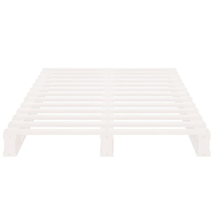 Pallet Bed White 90X200 Cm Solid Wood Pine