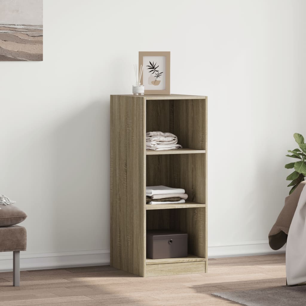 Wardrobe Sonoma Oak | Hinged | Oak | Shelves | 2 Doors | 48cm