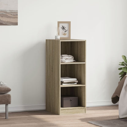 Wardrobe Sonoma Oak | Hinged | Oak | Shelves | 2 Doors | 48cm
