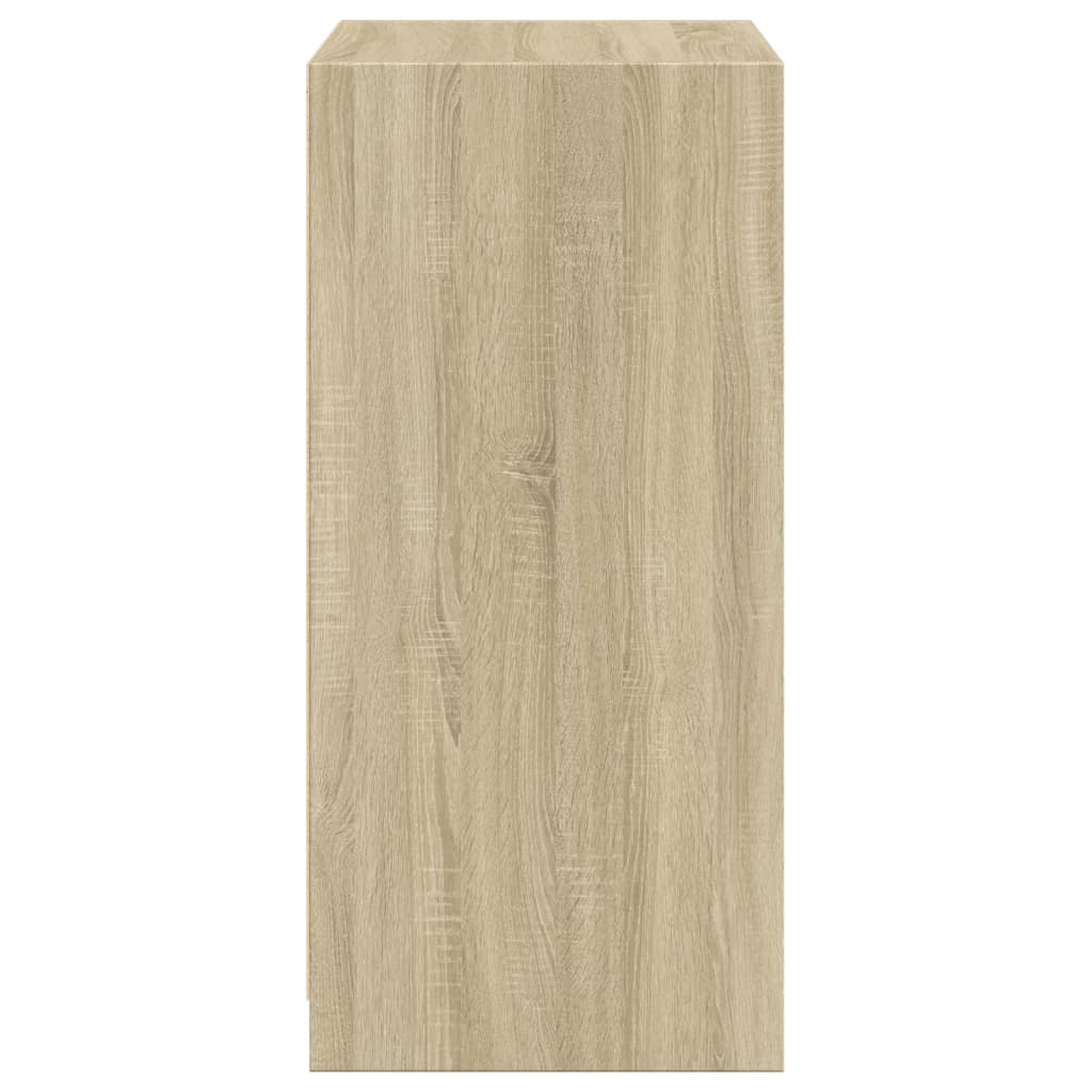 Wardrobe Sonoma Oak | Hinged | Oak | Shelves | 2 Doors | 48cm