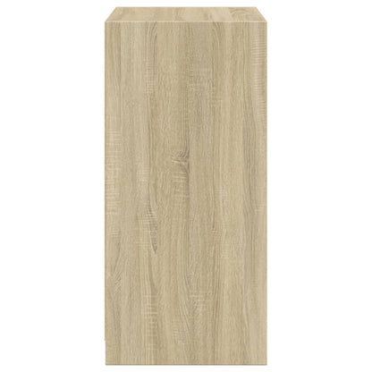 Wardrobe Sonoma Oak | Hinged | Oak | Shelves | 2 Doors | 48cm
