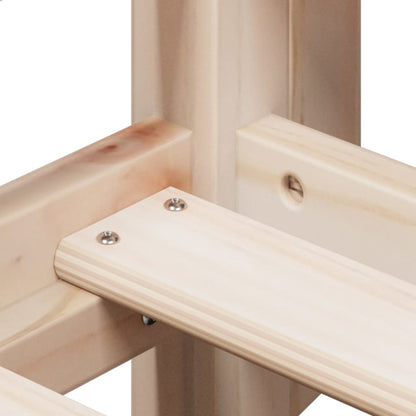 Bunk Bed Without Mattress 90X190 Cm Single Solid Wood Pine
