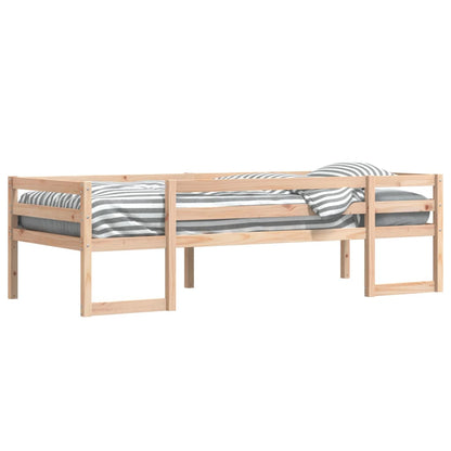 Kids' Bed Frame Without Mattress 90X190 Cm Single Solid Wood Pine