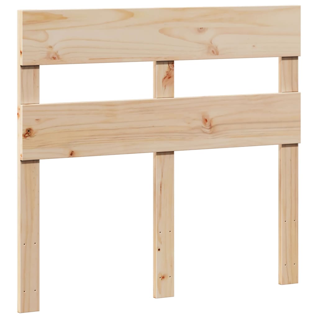 Bed Frame Without Mattress 90X190 Cm Single Solid Wood Pine
