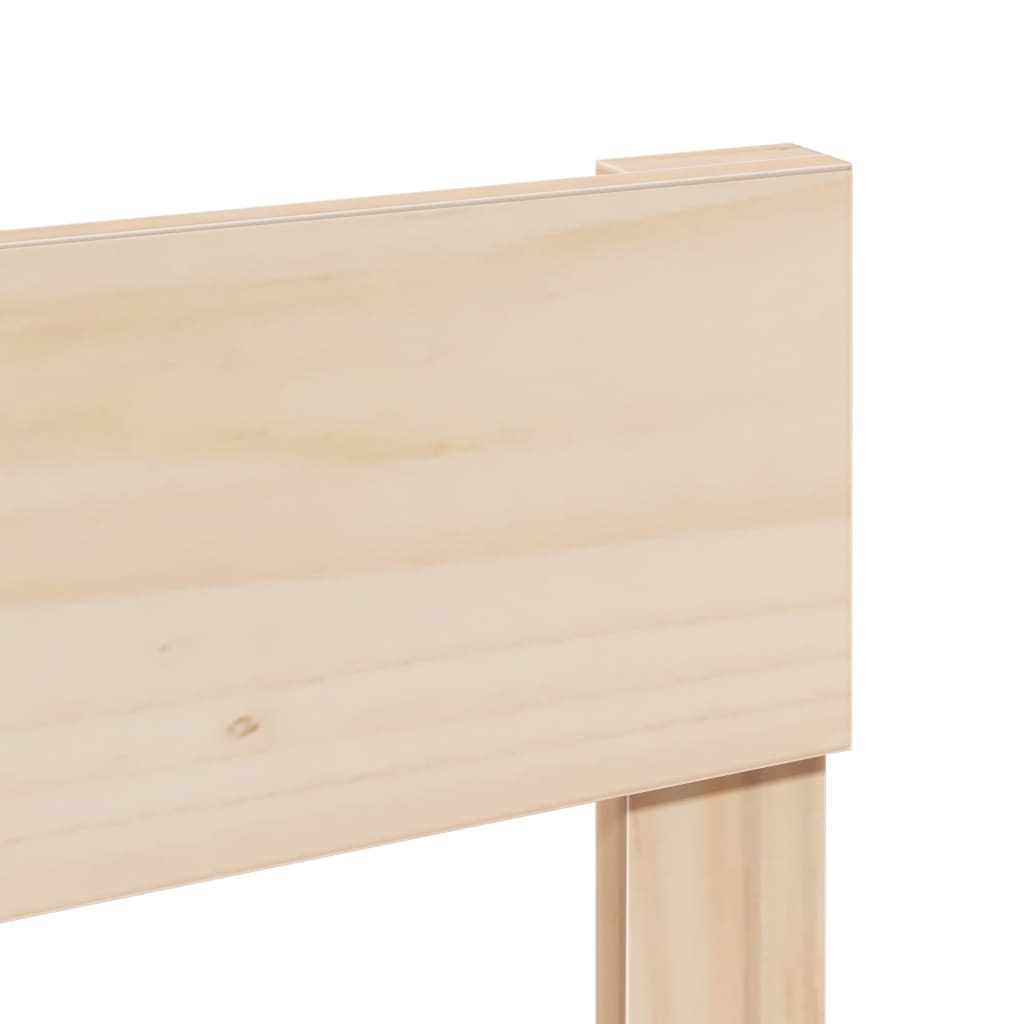 Bed Frame Without Mattress 90X190 Cm Single Solid Wood Pine