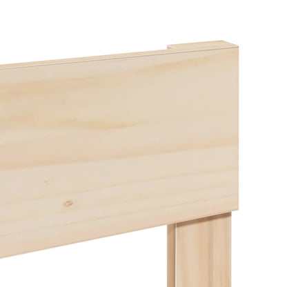 Bed Frame Without Mattress 90X190 Cm Single Solid Wood Pine