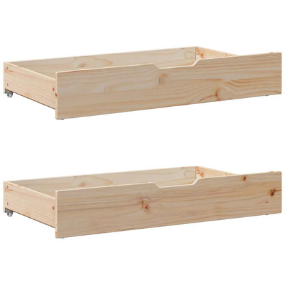 Bed Frame Without Mattress 90X190 Cm Single Solid Wood Pine