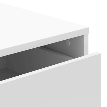 Corner Chest Of Drawers White 60X41X58 Cm Engineered Wood
