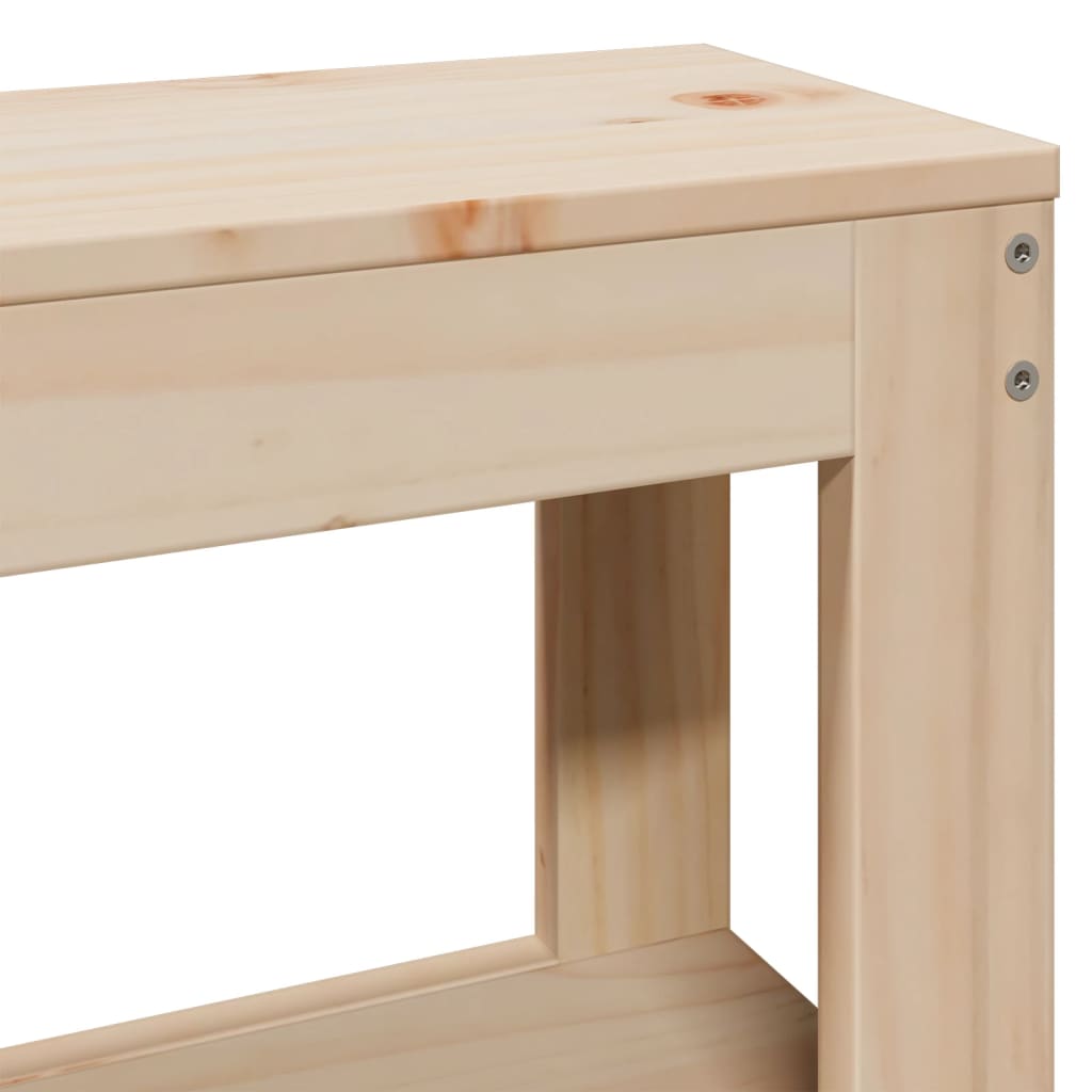Bed Frame Without Mattress 90X190 Cm Single Solid Wood Pine