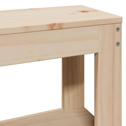 Bed Frame Without Mattress 90X190 Cm Single Solid Wood Pine