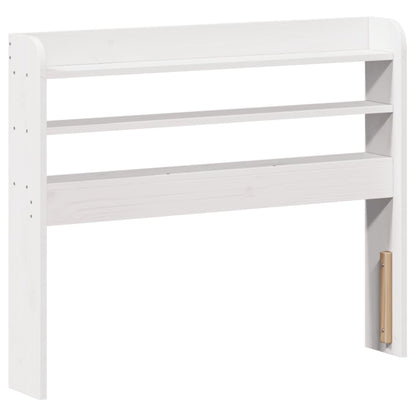Bed Frame With Headboard Without Mattress White 90X190 Cm Single