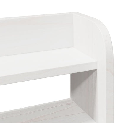 Bed Frame With Headboard Without Mattress White 140X200 Cm