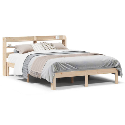 Bed Frame With Headboard Without Mattress 150X200 Cm King Size