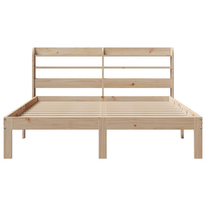 Bed Frame With Headboard Without Mattress 150X200 Cm King Size