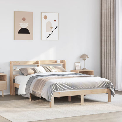 Bed Frame With Headboard Without Mattress 150X200 Cm King Size