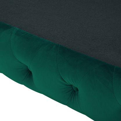 Emerald Green Velvet Chesterfield 3-Seater Sofa