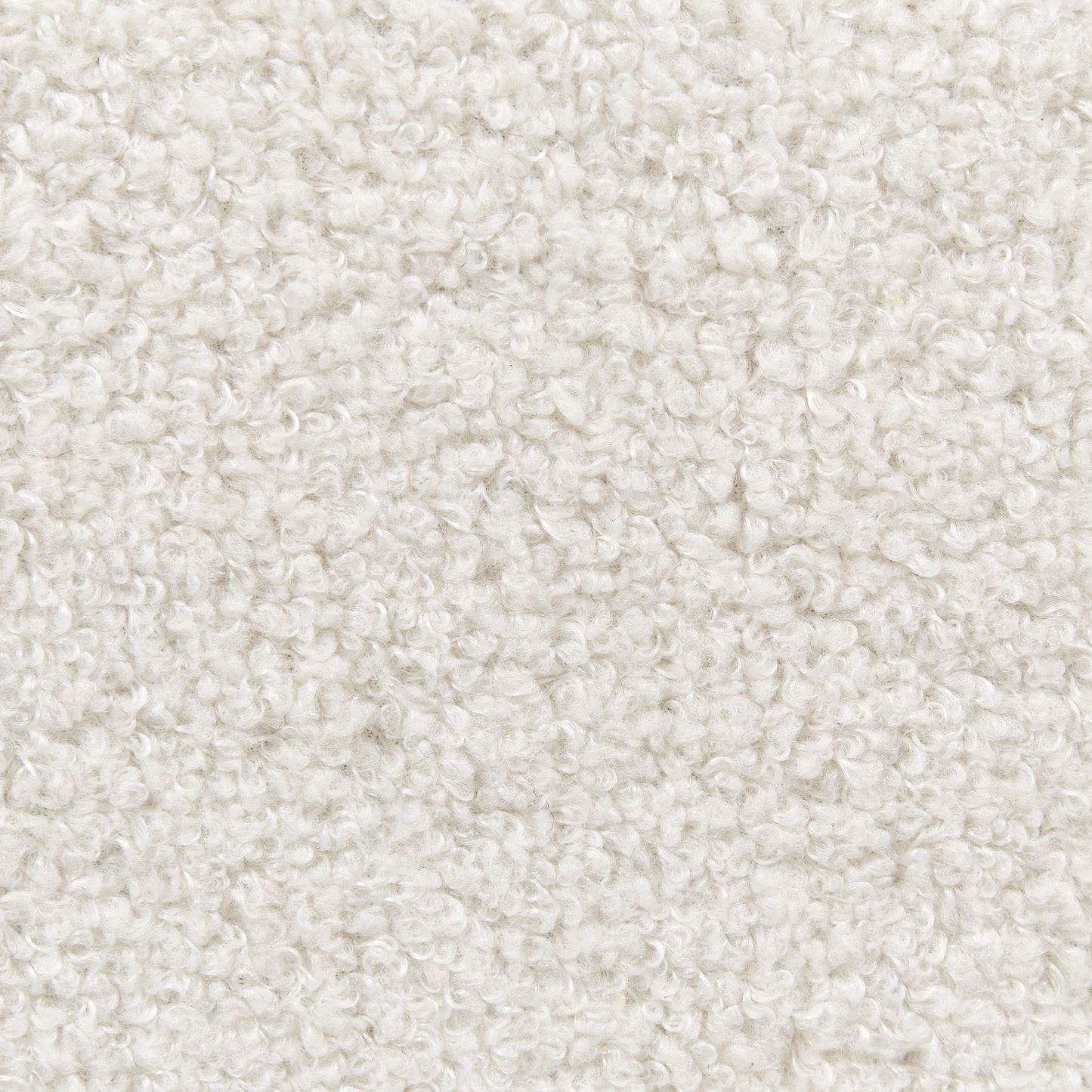 Luxurious Cream Boucle Super King Bed Frame - No Headboard