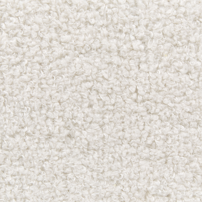 Luxurious Cream Boucle Super King Bed Frame - No Headboard