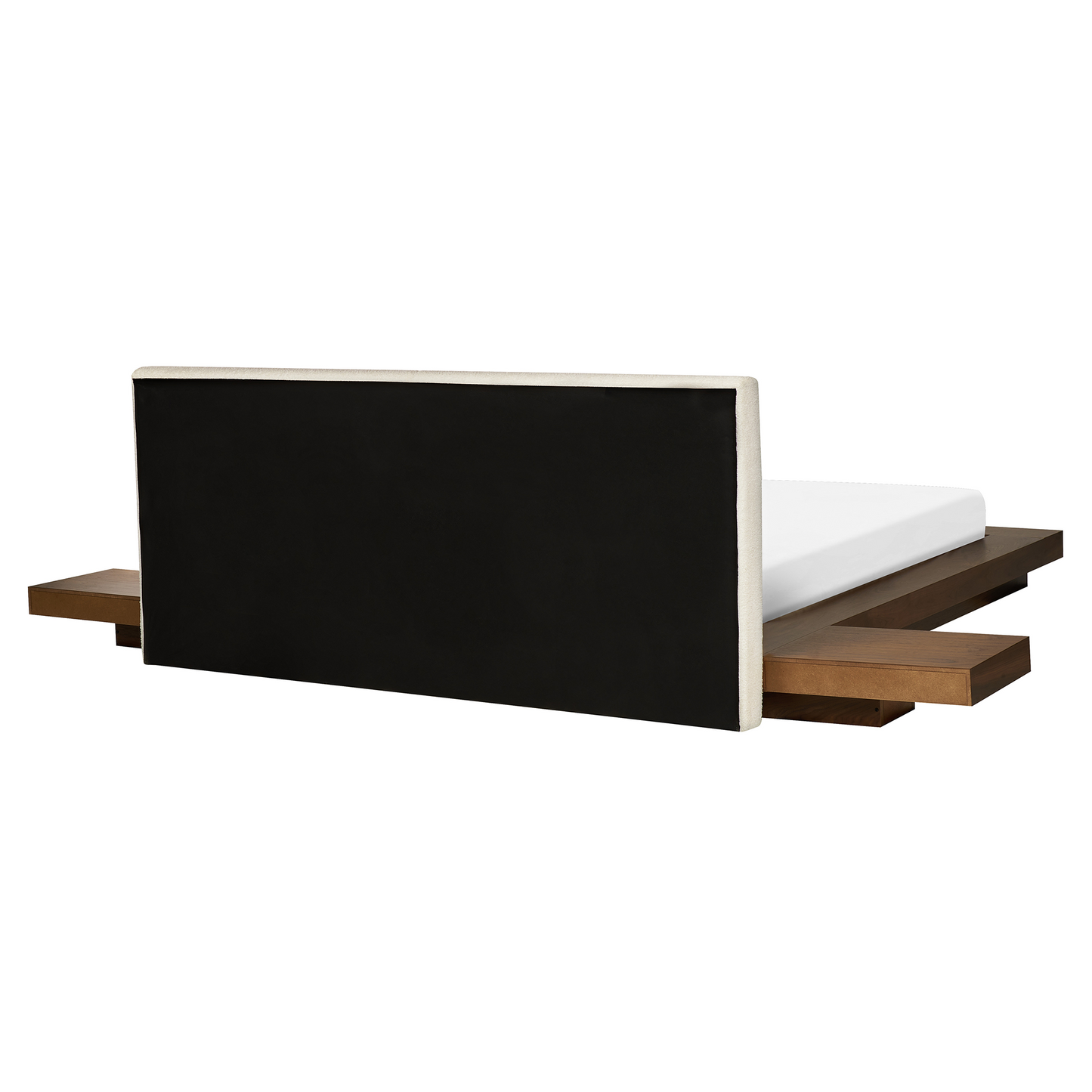 Minimalist Japan Waterbed with Boucle Headboard - EU King Size