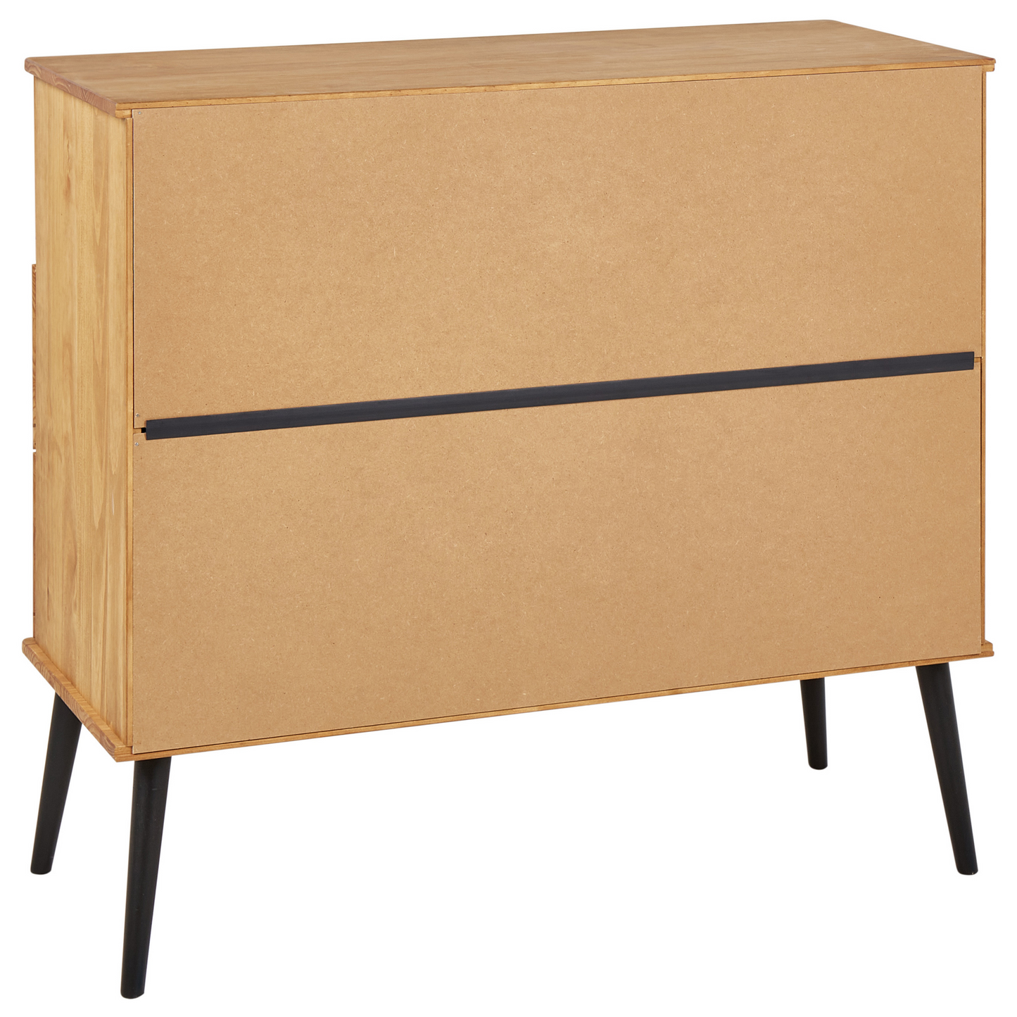 Modern 4-Drawer Pine Wood Chest for Stylish Living Spaces